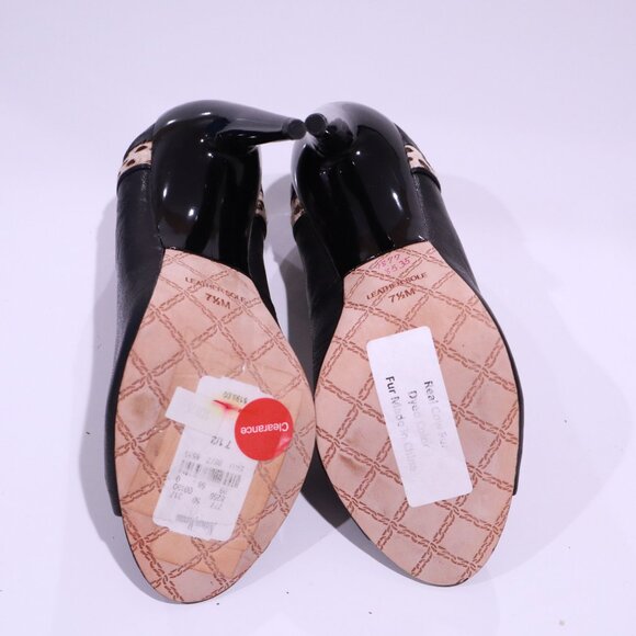 L.A.M.B. Black Open Toe Heels - Size 7.5 LIKE NEW CONDITION! - Picture 8 of 8